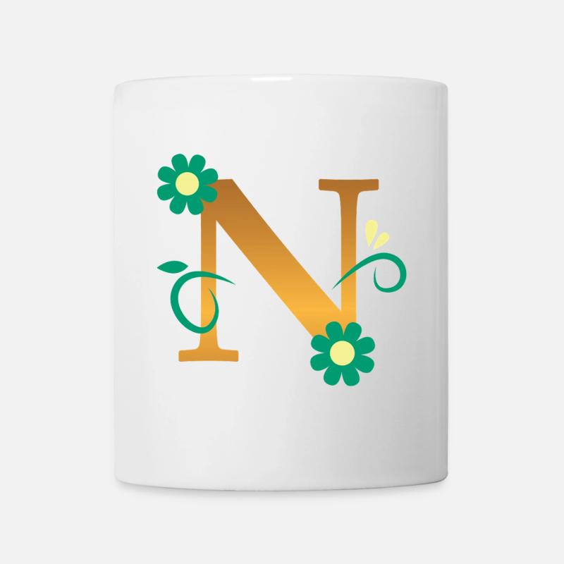 N - Mug - white
