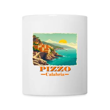 Pizzo Calabria orange - Mug - white - Front