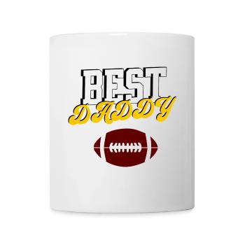 Best Daddy Dad Dad Father's Day Football Gift - Mug - white - Front