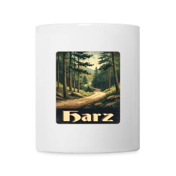 Harz Wanderweg - Tasse - Weiß - Vorne