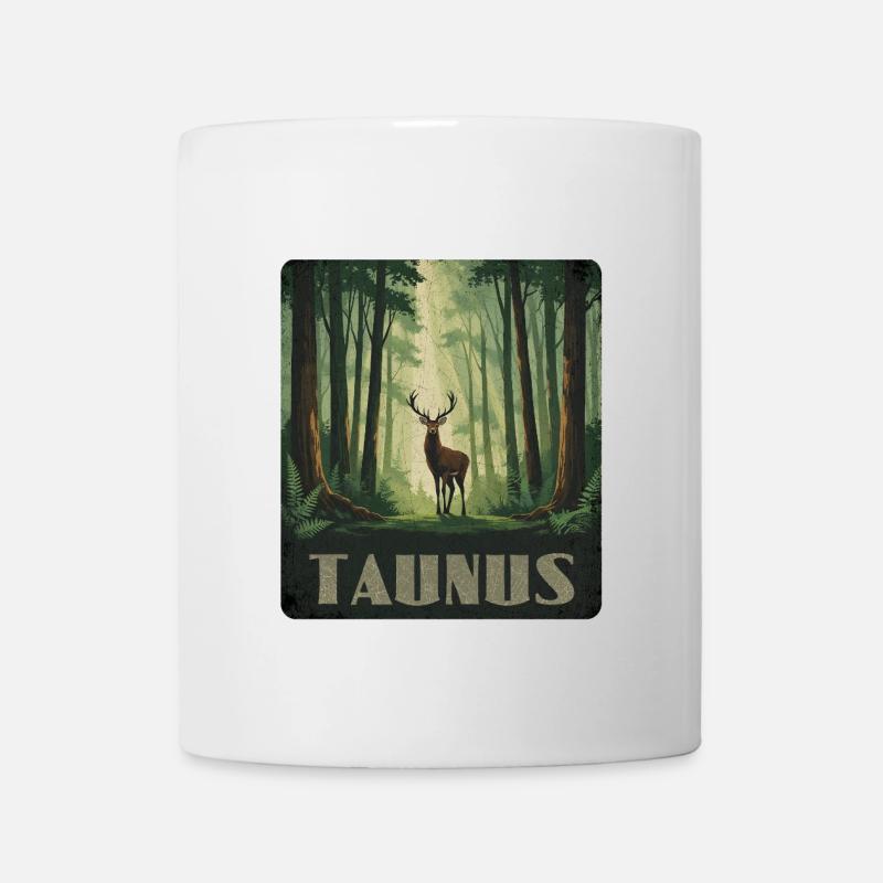 Taunus Hirsch - Tasse - Weiß