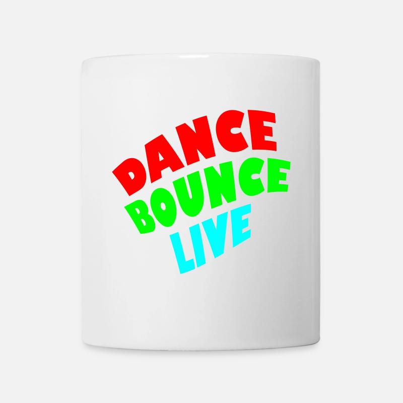 Dance Bounce Live 3 couleurs - Mug blanc - blanc