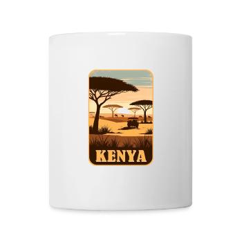 Safari Afrique Kenya - Mug blanc - blanc - Devant