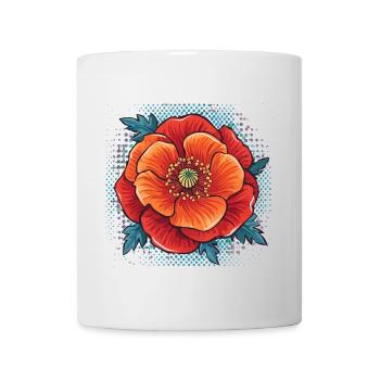 Poppy,Poppy,Flower - Mug - white - Front