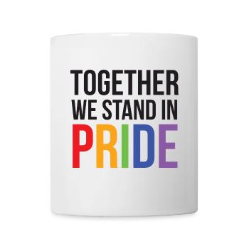 LGBTQ Pride Month - Together We Stand in Pride - Mug - white - Front