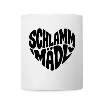 Schlamm Mädl  - Tasse - Weiß - Vorne