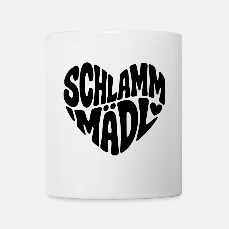 Schlamm Mädl  - Tasse - Weiß