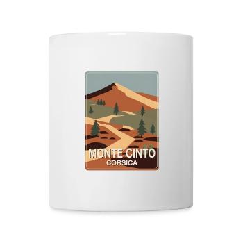 Monte Cinto Corsica - Tasse - Weiß - Vorne