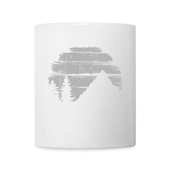 Alpine Ridge Monochrome - Mug - white - Front