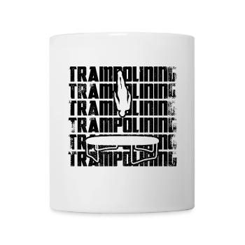 Trampolinist - Tasse - Weiß - Vorne