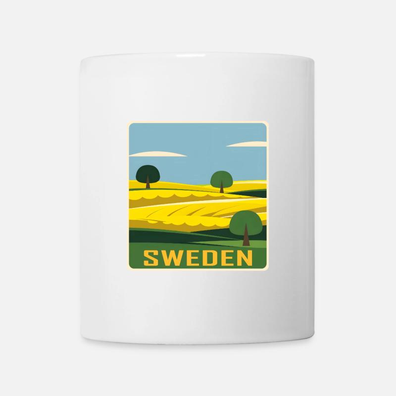 Suède - Mug blanc - blanc