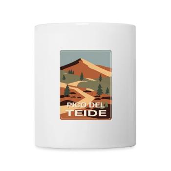 Pico del Teide Tenerife - Mug blanc - blanc - Devant
