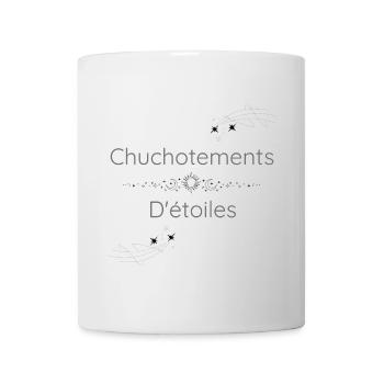 "Flüstern von Sternen" - Tasse - Weiß - Vorne