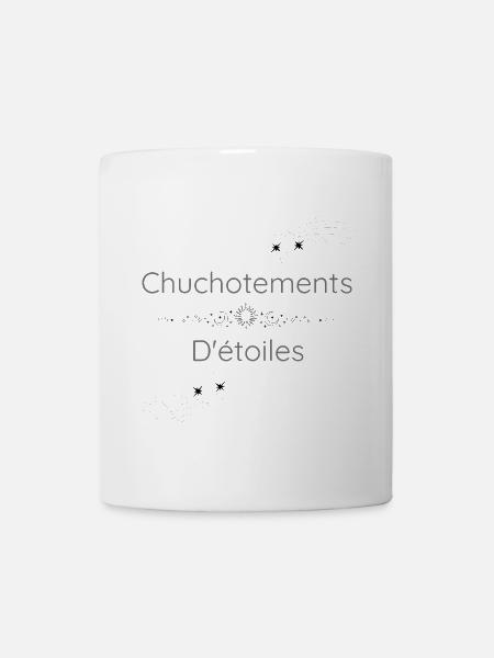 "chuchotements d'étoiles" - Mug blanc - blanc