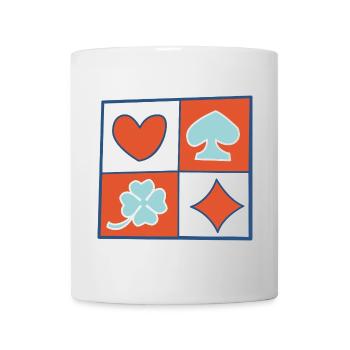 Checkerboard 2 von helfspawn - Tasse - Weiß - Vorne