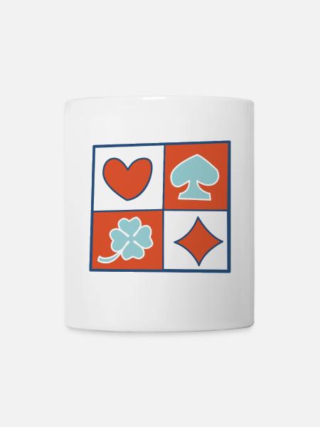 Checkerboard 2 by helfspawn - Mug - white