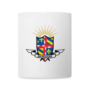 Weinrot - Tasse - Weiß - Vorne