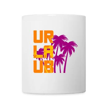 Vacances Palmiers Vacances Vacances Été Plage Plaisir - Mug blanc - blanc - Devant