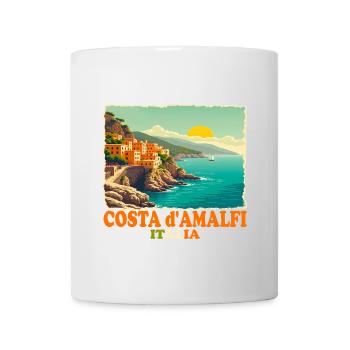 Amalfi Küste Italien - Tasse - Weiß - Vorne