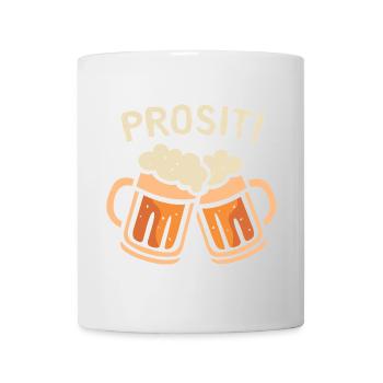 prosit Bier Fest - Biergläser Comic und Cartoon - Tasse - Weiß - Vorne