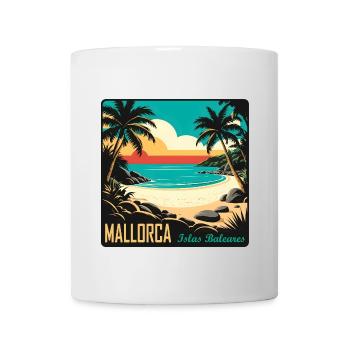 Mallorca Balearen - Tasse - Weiß - Vorne