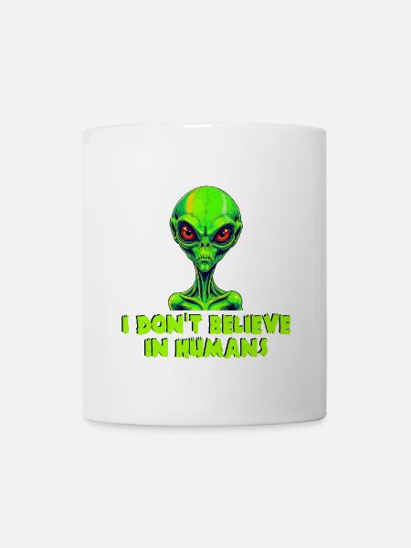 Alien hell - Tasse - Weiß
