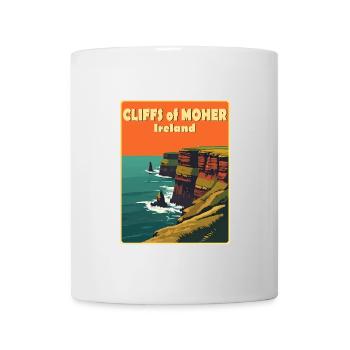 cliffs of moher Irland - Tasse - Weiß - Vorne