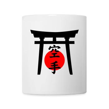 Karate Schriftzug - Tasse - Weiß - Vorne