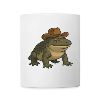 Amphibien préhistorique dessin animé Texas Evolution - Mug blanc - blanc - Devant