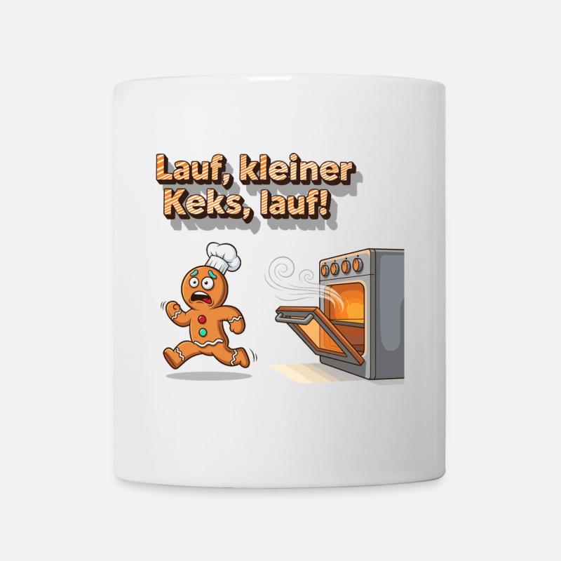 Run, little cookie, run! - Mug - white