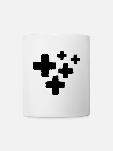 crosses - Mug - white