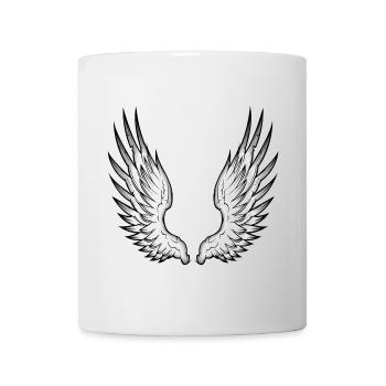 angel wings - Mug - white - Front