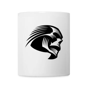 Art moderne de crâne (frais de crâne) - Mug blanc - blanc - Devant