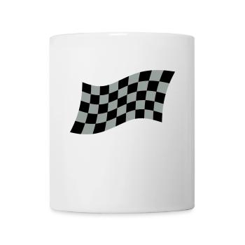 Racing Flag - Mug blanc - blanc - Devant