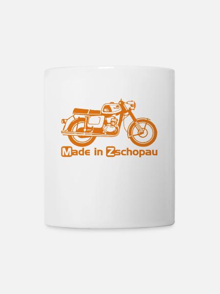 MZ TS 150 - Tasse - Weiß