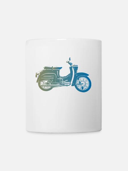 Simson Schwalbe KR51 - Tasse - Weiß
