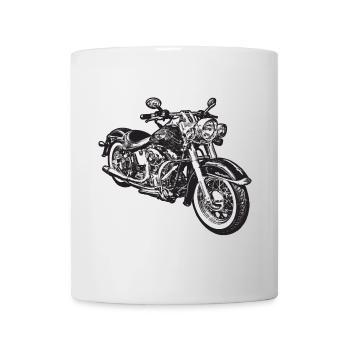 chopper hog bike motorrad - Tasse - Weiß - Vorne