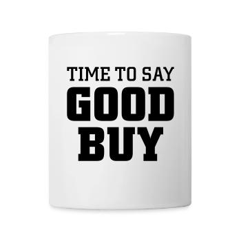 Time to say good buy - Mug blanc - blanc - Devant