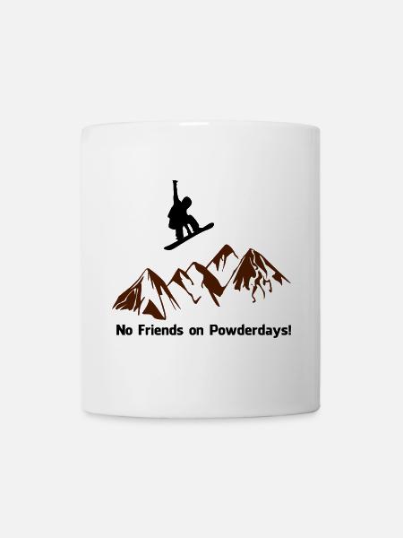 Amis de no sur Powderdays - Mug blanc - blanc