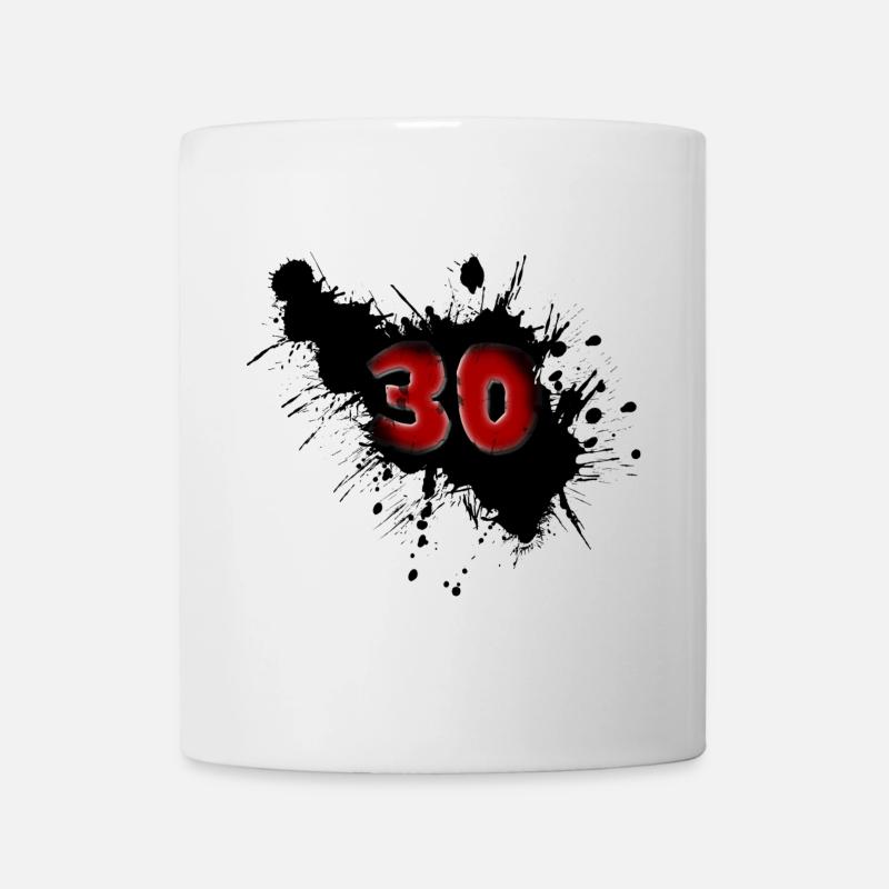 30. Geburtstag - Tasse - Weiß