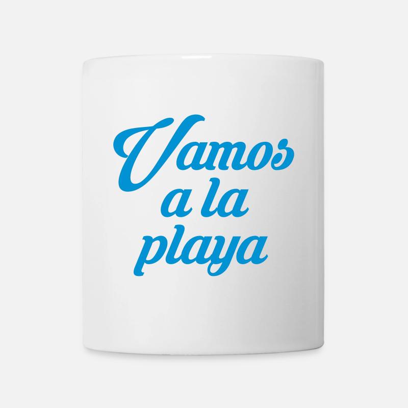 VAMOS A LA PLAYA Beach Party - Mug blanc - blanc