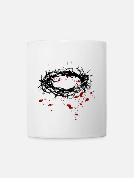 Dornenkrone - Tasse - Weiß