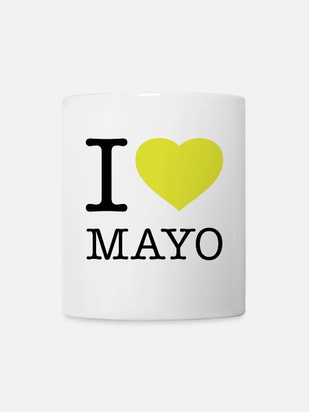 J’ADORE LA MAYONNAISE Mayo - Mug blanc - blanc