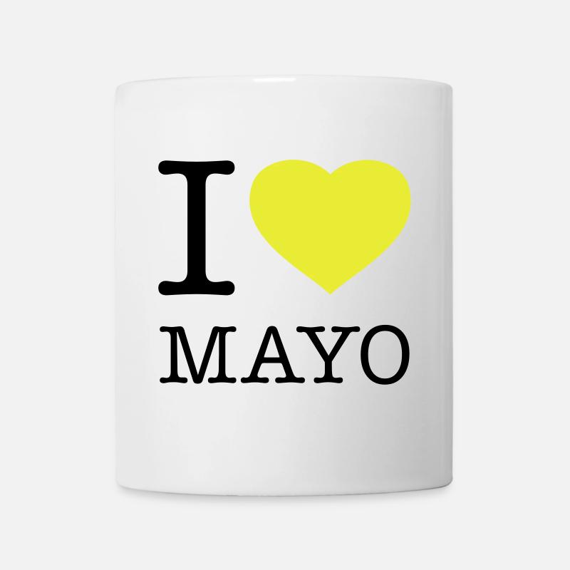 I LOVE MAYONNAISE Mayo - Tasse - Weiß
