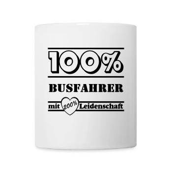 Busfahrer Bus Omnibus Kraftfahrer Schulbus (25) - Tasse - Weiß - Vorne