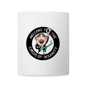 Cheslo: Welcome to the Circus of Insanity - Mug - white - Front