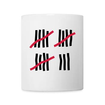 18 Jahre - Geburtstag - Tasse - Weiß - Vorne