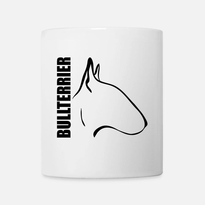 BULLTERRIER PROFIL Wilsigns - Tasse - Weiß