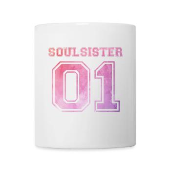 Soulsister 01 Partner Paar Freund BFF Freundin - Mug - white - Front