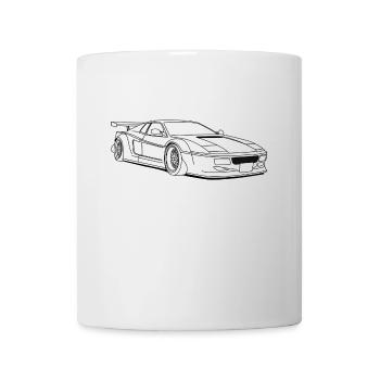 cool car outlines - Mug - white - Front